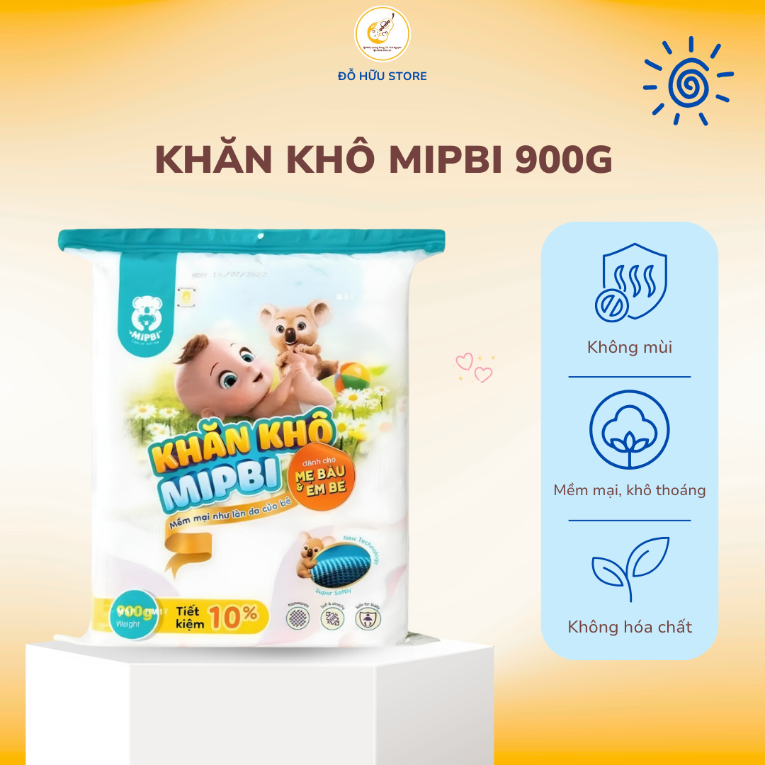 Khăn khô đa năng Mipbi 900g