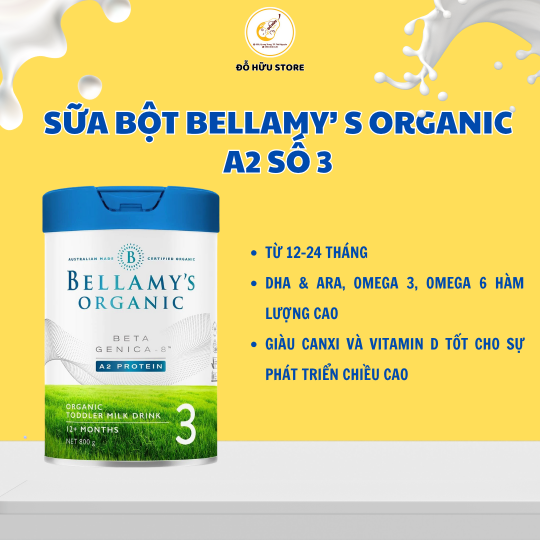 Sữa Bellamy's Organic A2 số 3