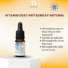 Vitamin D3K2 MK7 Sunday Natural Đức